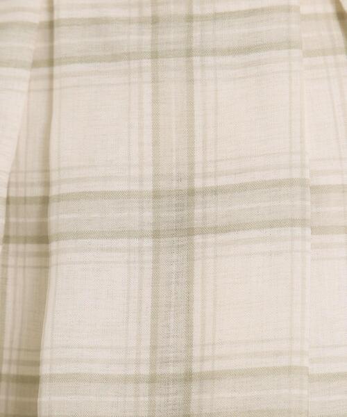 ITS'DEMO（イッツデモ）の「【セットアップ可／手洗い可】シアーチェックスカート（スカート・レディース・ベージュ系その他4/グレー系1/ライトパープル・00）」の18枚目の写真