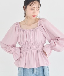 earth music&ecology | バルーンヘムブラウス(シャツ/ブラウス)