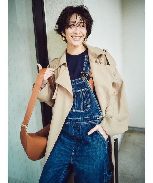 Mila Owen（ミラオーウェン）の「デニムオーバーオール（つなぎ/オールインワン・レディース・ブルー/ライトブルー/ベージュ・1/0）」の18枚目の写真