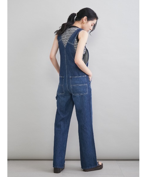 Mila Owen（ミラオーウェン）の「デニムオーバーオール（つなぎ/オールインワン・レディース・ブルー/ライトブルー/ベージュ・1/0）」の18枚目の写真