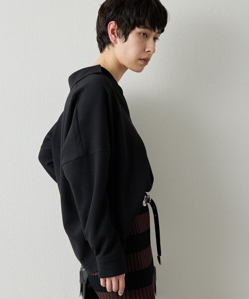 Whim Gazette(ウィムガゼット)の「スキッパージョーゼットブラウス(シャツ/ブラウス・レディース・ブラック/オフホワイト・FREE)」の20枚目の写真