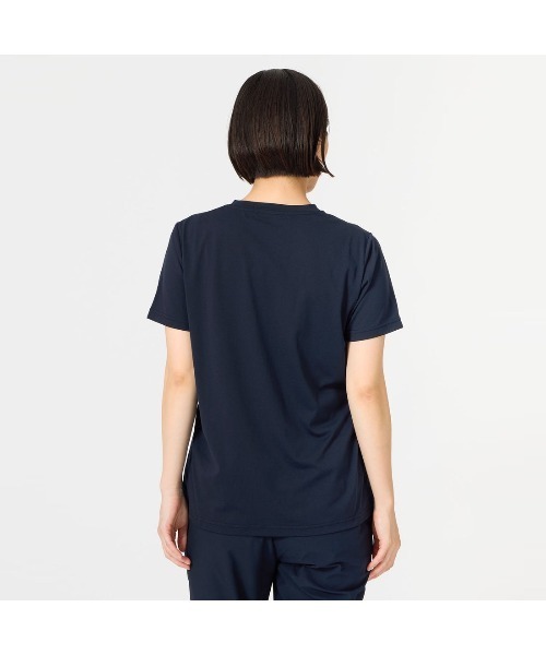 le coq sportif（ルコックスポルティフ）の「ルコックスポルティフ  サンスクリーンスムースニット半袖Tシャツ（Tシャツ/カットソー・レディース・ブルー/オフホワイト/ピンク/ネイビー・M/L/XL）」の9枚目の写真