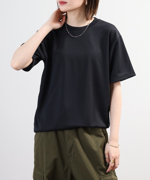 FUNALIVE(ファンアライブ)の「Tシャツ 吸汗速乾 メンズ レディース 半袖 ドライTシャツ 大きいサイズ(Tシャツ/カットソー・レディース・ブラック/ダークグレー/ネイビー/グリーン系/バーガンディー/ホワイト/ライトイエロー/ライトピンク・LL/L/M/3L)」の18枚目の写真