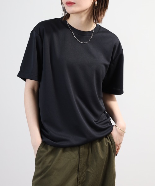 FUNALIVE(ファンアライブ)の「Tシャツ 吸汗速乾 メンズ レディース 半袖 ドライTシャツ 大きいサイズ(Tシャツ/カットソー・レディース・ブラック/ダークグレー/ネイビー/グリーン系/バーガンディー/ホワイト/ライトイエロー/ライトピンク・LL/L/M/3L)」の19枚目の写真