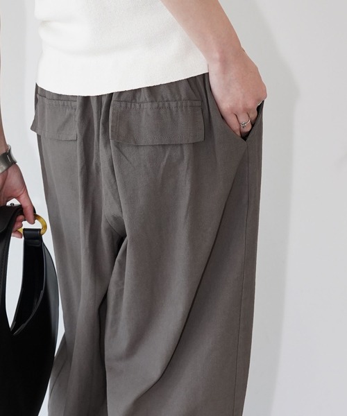 chuclla(チュクラ)の「センターシームボリュームパンツ chw26s157(その他パンツ・レディース・チャコールグレー/ホワイト/クリーム・FREE)」の13枚目の写真