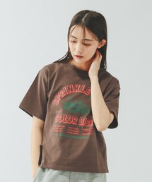 GLOBAL WORK | ヘビロッTEEプリント半袖/636798(Tシャツ/カットソー)