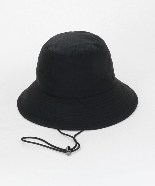 UNITED ARROWS（ユナイテッドアローズ）の「リップストップ UV ハット（ハット・レディース・ベージュ/ブラック・FREE）」の5枚目の写真