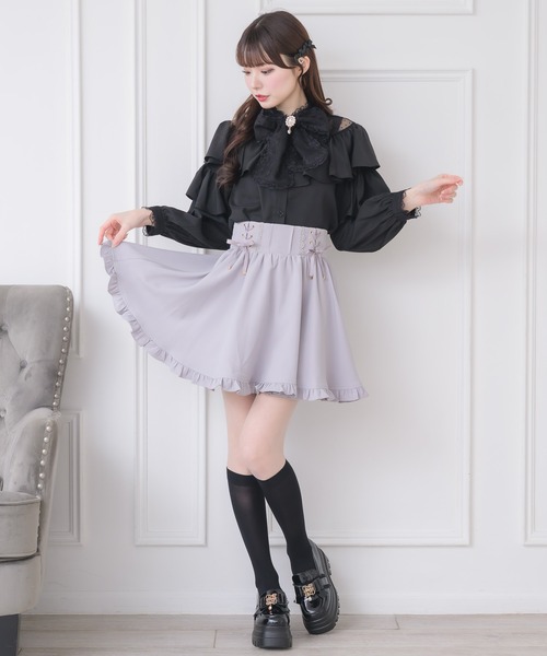 couture BY ROJITA(クチュールバイロジータ)の「ラッフルボリュームブラウス(シャツ/ブラウス・レディース・ホワイト/ブラック/ベージュ・FREE)」の8枚目の写真