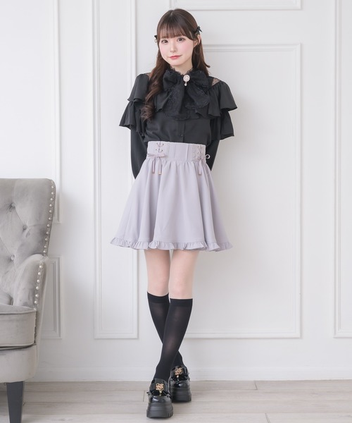 couture BY ROJITA(クチュールバイロジータ)の「ラッフルボリュームブラウス(シャツ/ブラウス・レディース・ホワイト/ブラック/ベージュ・FREE)」の10枚目の写真