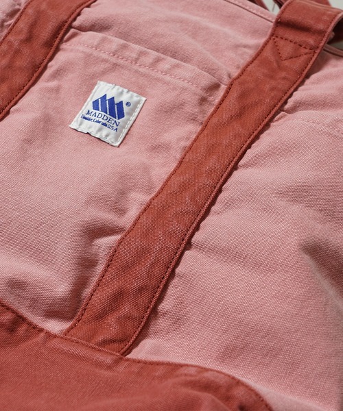 MADDEN（メデン）の「【MADDEN】12oz キャンバス グロサリートートバッグ MDPM-05（トートバッグ・メンズ・ブラック×グレー/サックスブルー/ピンク/キナリ・ONE SIZE）」の21枚目の写真