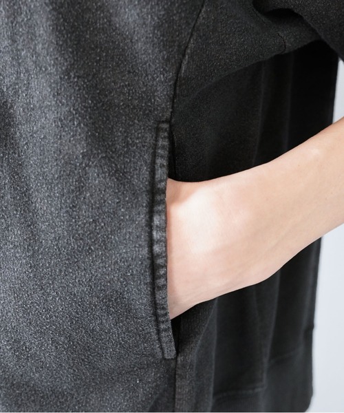 SPINNS（スピンズ）の「短丈半袖ダブルジップパーカー/トライバル刺繍/スノーウォッシュ加工（パーカー・メンズ・ブラック/ブラック系その他/ブラウン系その他/グリーン系その他・ONESIZE）」の18枚目の写真