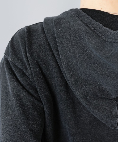 SPINNS（スピンズ）の「短丈半袖ダブルジップパーカー/トライバル刺繍/スノーウォッシュ加工（パーカー・メンズ・ブラック/ブラック系その他/ブラウン系その他/グリーン系その他・ONESIZE）」の19枚目の写真