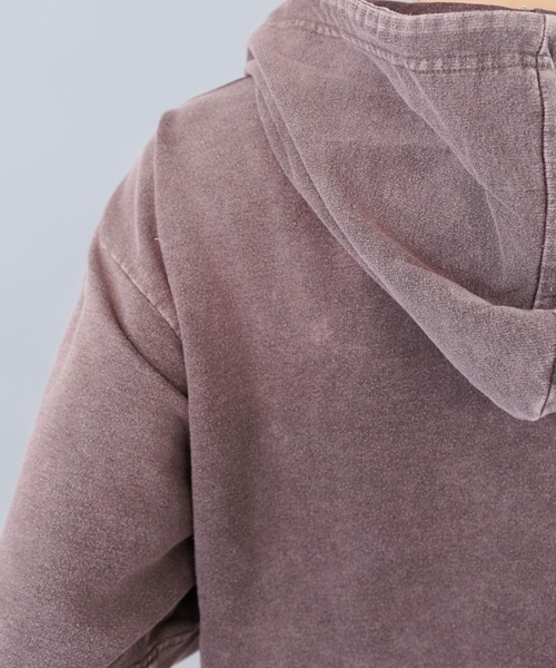 SPINNS（スピンズ）の「短丈半袖ダブルジップパーカー/トライバル刺繍/スノーウォッシュ加工（パーカー・メンズ・ブラック/ブラック系その他/ブラウン系その他/グリーン系その他・ONESIZE）」の17枚目の写真