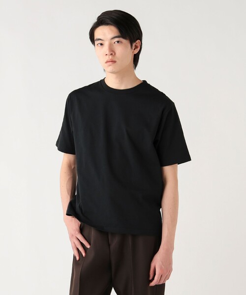 BEAMS HEART(ビームスハート)の「【6/18値下げ】ピマコットン 天竺 Tシャツ(ユニセックス)(Tシャツ/カットソー・メンズ・ブラック/ホワイト・XL/L/M/S)」の2枚目の写真