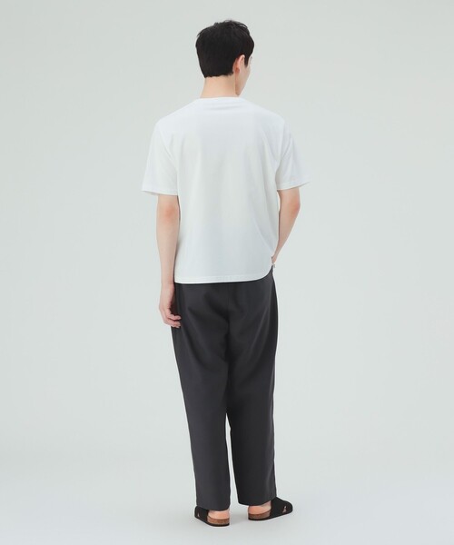 BEAMS HEART(ビームスハート)の「【6/18値下げ】ピマコットン 天竺 Tシャツ(ユニセックス)(Tシャツ/カットソー・メンズ・ブラック/ホワイト・XL/L/M/S)」の4枚目の写真