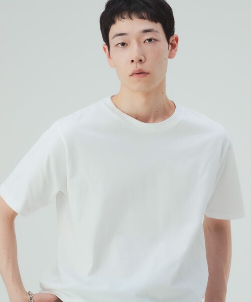 BEAMS HEART(ビームスハート)の「【6/18値下げ】ピマコットン 天竺 Tシャツ(ユニセックス)(Tシャツ/カットソー・メンズ・ブラック/ホワイト・XL/L/M/S)」の1枚目の写真
