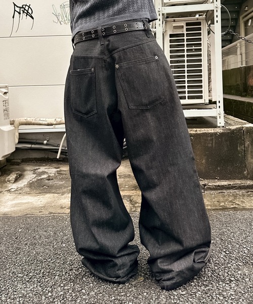 POCKET CHECK RIGID BUGGY DENIM／ポケットチェックデザインリジット