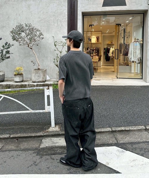 セール】POCKET CHECK RIGID BUGGY DENIM／ポケットチェックデザイン