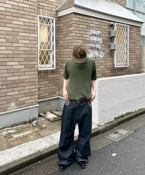 セール】POCKET CHECK RIGID BUGGY DENIM／ポケットチェックデザイン