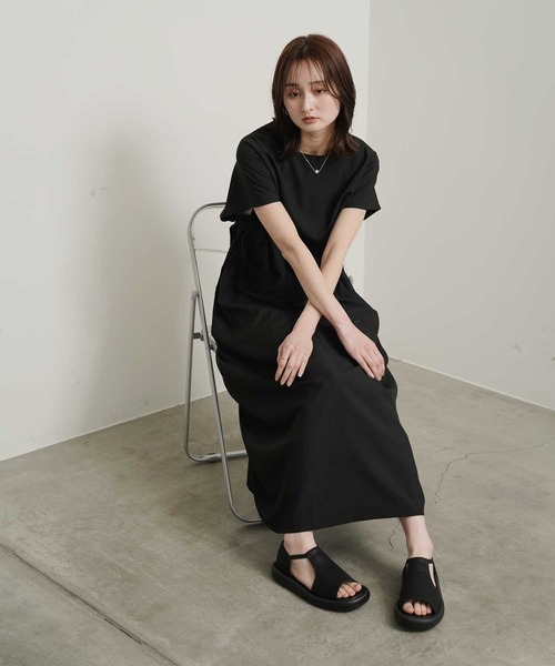 Bulue.(ブルー)の「【履き口仕様リニューアル(6月以降お届け分より)】アンクルストラップサンダル(サンダル・レディース・ブラウン/ブラック・36/37/38/39)」の10枚目の写真