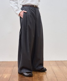 ajouter flow（アジューテフロー）の「【ajouter flow】wide stripe slacks（スラックス）」