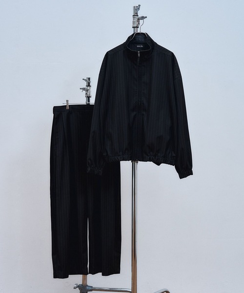 ajouter flow（アジューテフロー）の「【ajouter flow】wide stripe slacks（スラックス・メンズ・グレー/ブラック・LARGE/MEDIUM）」の14枚目の写真