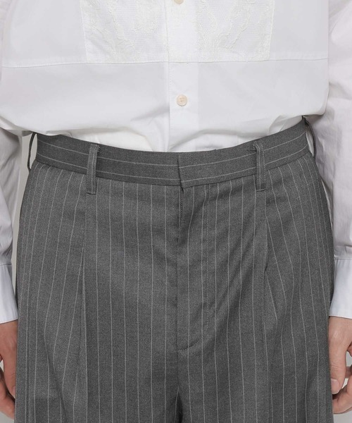 ajouter flow（アジューテフロー）の「【ajouter flow】wide stripe slacks（スラックス・メンズ・グレー/ブラック・LARGE/MEDIUM）」の18枚目の写真
