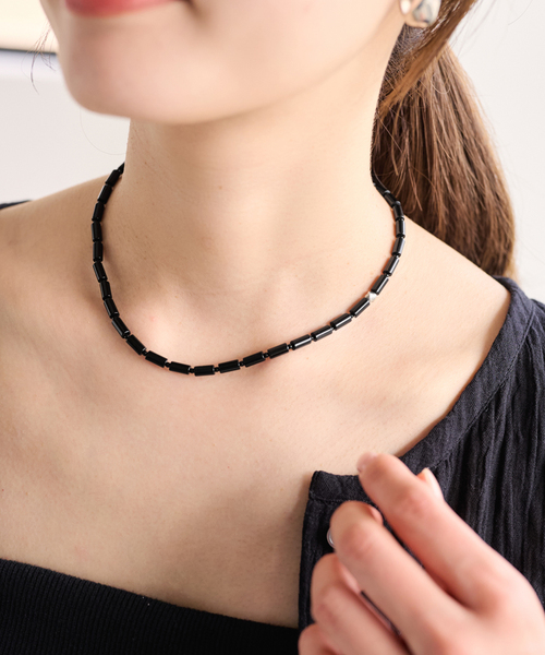 FRAMeWORK(フレームワーク)の「AGMES/アグメス Vallen Necklace 15.5(ネックレス・レディース・シルバー・FREE)」の1枚目の写真