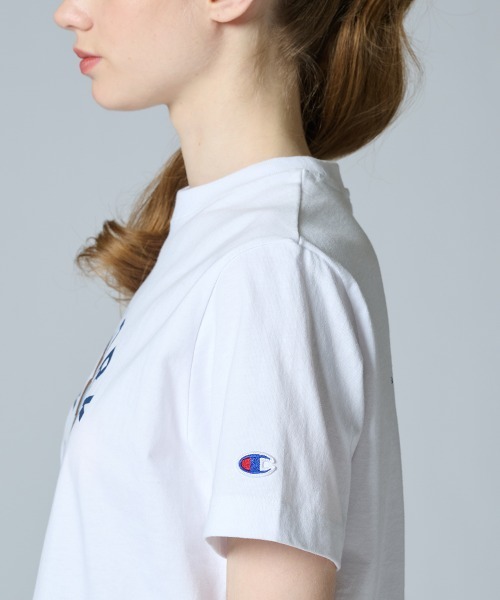 DOUBLE STANDARD CLOTHING(ダブルスタンダードクロージング)の「【別注】Champion×DSC / NY Bear Print T-Shirt(Tシャツ/カットソー・レディース・サックスブルー/オフホワイト/ネイビー・FREE)」の7枚目の写真