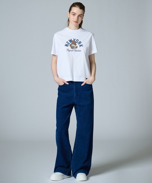 DOUBLE STANDARD CLOTHING(ダブルスタンダードクロージング)の「【別注】Champion×DSC / NY Bear Print T-Shirt(Tシャツ/カットソー・レディース・サックスブルー/オフホワイト/ネイビー・FREE)」の16枚目の写真