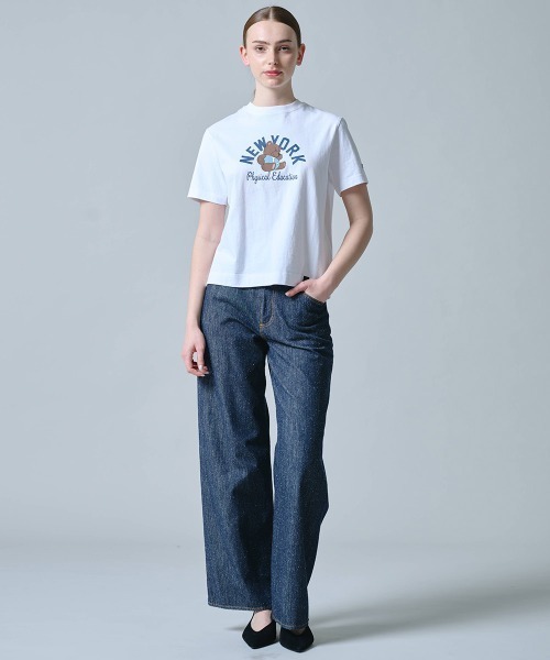 DOUBLE STANDARD CLOTHING(ダブルスタンダードクロージング)の「【別注】Champion×DSC / NY Bear Print T-Shirt(Tシャツ/カットソー・レディース・サックスブルー/オフホワイト/ネイビー・FREE)」の18枚目の写真