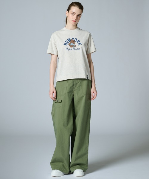 DOUBLE STANDARD CLOTHING(ダブルスタンダードクロージング)の「【別注】Champion×DSC / NY Bear Print T-Shirt(Tシャツ/カットソー・レディース・サックスブルー/オフホワイト/ネイビー・FREE)」の22枚目の写真