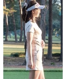 DOCUS（ドゥーカス）の「【DOCUS/ドゥーカス】レディース サイドロゴテープ ストレッチ タイトスカート（ゴルフグッズ）」