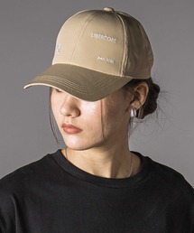 LIBERCORE par BEBE（リベルコアパルベベ）の「ロゴ刺しゅうタフタキャップ大人親子お揃い(56~59cm)（キャップ）」