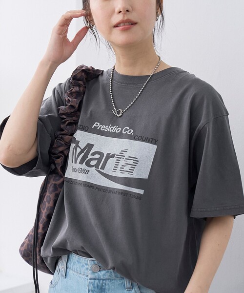 coen(コーエン)の「スポーティーロゴアソートプリントTシャツ(Tシャツ/カットソー・レディース・オフホワイト/ナチュラル/ライトブルー/ダークグレー・M/L)」の15枚目の写真