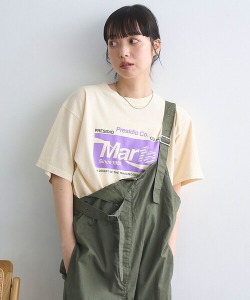coen(コーエン)の「スポーティーロゴアソートプリントTシャツ(Tシャツ/カットソー・レディース・オフホワイト/ナチュラル/ライトブルー/ダークグレー・M/L)」の18枚目の写真