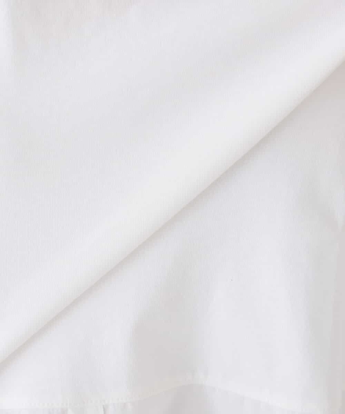 a.v.v（アーヴェヴェ）の「ｶｯﾄｿｰ（Tシャツ/カットソー・レディース・ダークインディゴブルー/ホワイト/アイボリー・40/38）」の7枚目の写真