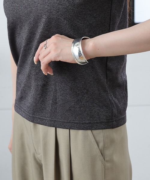 COLONY 2139(コロニートゥーワンスリーナイン)の「ラメリンガーTシャツ(Tシャツ/カットソー・レディース・ホワイト/グレー/ブラック・FREE)」の19枚目の写真