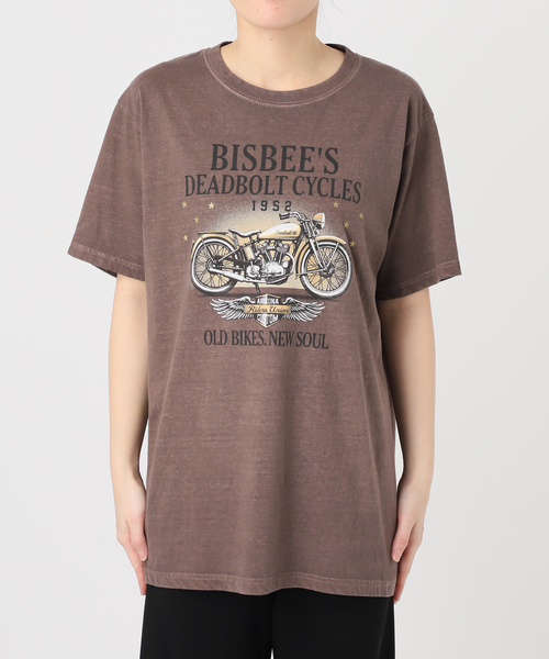 GOOD ROCK SPEED(グッドロックスピード)の「【GOOD ROCK SPEED】BISBEE'S biker Tsh(Tシャツ/カットソー・レディース・ブラウン・FREE)」の9枚目の写真