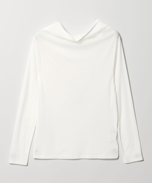 conte(コンテ)の「<conte>シアー ロングスリーブTシャツ(Tシャツ/カットソー・レディース・ホワイト/ブラック・FREE)」の8枚目の写真