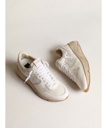 GOLDEN GOOSE（ゴールデングース）の「レディース Running Sole メッシュ＆ホワイトナッパレザー（スニーカー）」