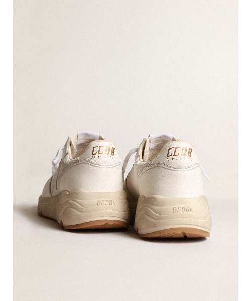 GOLDEN GOOSE(ゴールデングース)の「レディース Running Sole メッシュ&ホワイトナッパレザー(スニーカー・レディース・ホワイト系その他・35/37/39/40)」の4枚目の写真