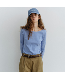 Stripe boatneck t-shirt