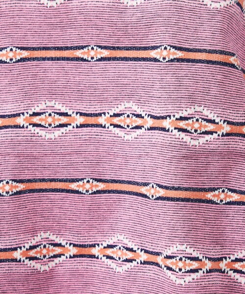 PENDLETON(ペンドルトン)の「【PENDLETON/ペンドルトン】Jacquard Tee / ジャガード 総柄 ボーダーTシャツ / ユニセックス(Tシャツ/カットソー・メンズ・ピンク系その他/ブルー系その他/ホワイト系その他・L/M)」の9枚目の写真
