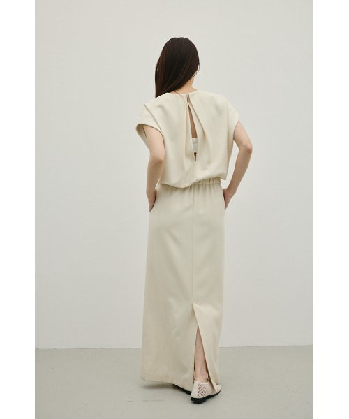 STYLEMIXER（スタイルミキサー）の「リネンミックスボクシーワンピース（ワンピース・レディース・アイボリー/ブラック/ベージュ・SMALL/MEDIUM）」の15枚目の写真