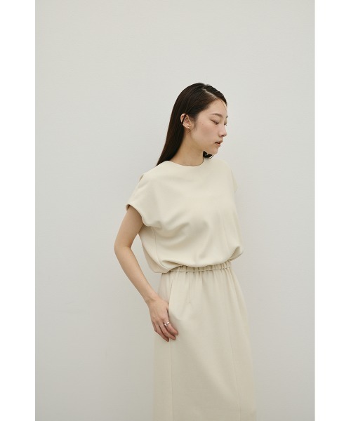 STYLEMIXER（スタイルミキサー）の「リネンミックスボクシーワンピース（ワンピース・レディース・アイボリー/ブラック/ベージュ・SMALL/MEDIUM）」の16枚目の写真