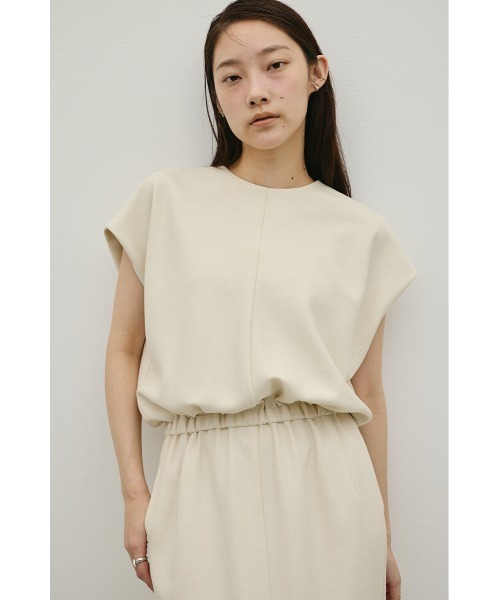 STYLEMIXER（スタイルミキサー）の「リネンミックスボクシーワンピース（ワンピース・レディース・アイボリー/ブラック/ベージュ・SMALL/MEDIUM）」の17枚目の写真