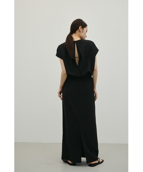 STYLEMIXER（スタイルミキサー）の「リネンミックスボクシーワンピース（ワンピース・レディース・アイボリー/ブラック/ベージュ・SMALL/MEDIUM）」の9枚目の写真