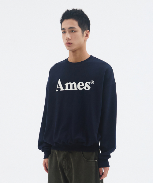 AMESWORLDWIDE(アメスワールドワイド)の「BASIC LOGO SWEATSHIRT NAVY(スウェット・レディース・その他・SMALL/MEDIUM/LARGE)」の10枚目の写真