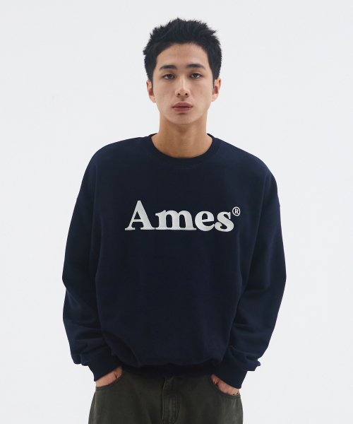 AMESWORLDWIDE(アメスワールドワイド)の「BASIC LOGO SWEATSHIRT NAVY(スウェット・レディース・その他・SMALL/MEDIUM/LARGE)」の12枚目の写真
